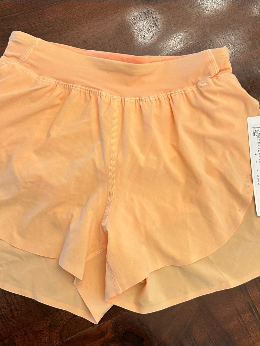 Lululemon Fast and Free High Rise Split Shorts 3”